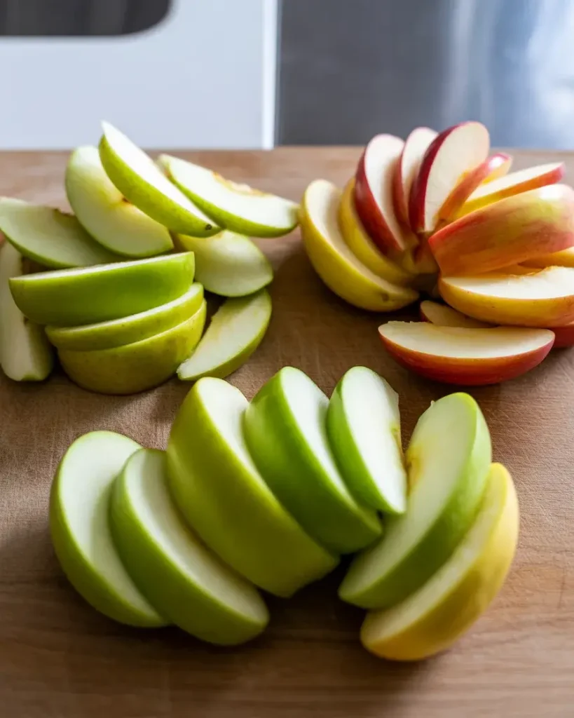 Three apple varieties ensure perfect texture in every bite