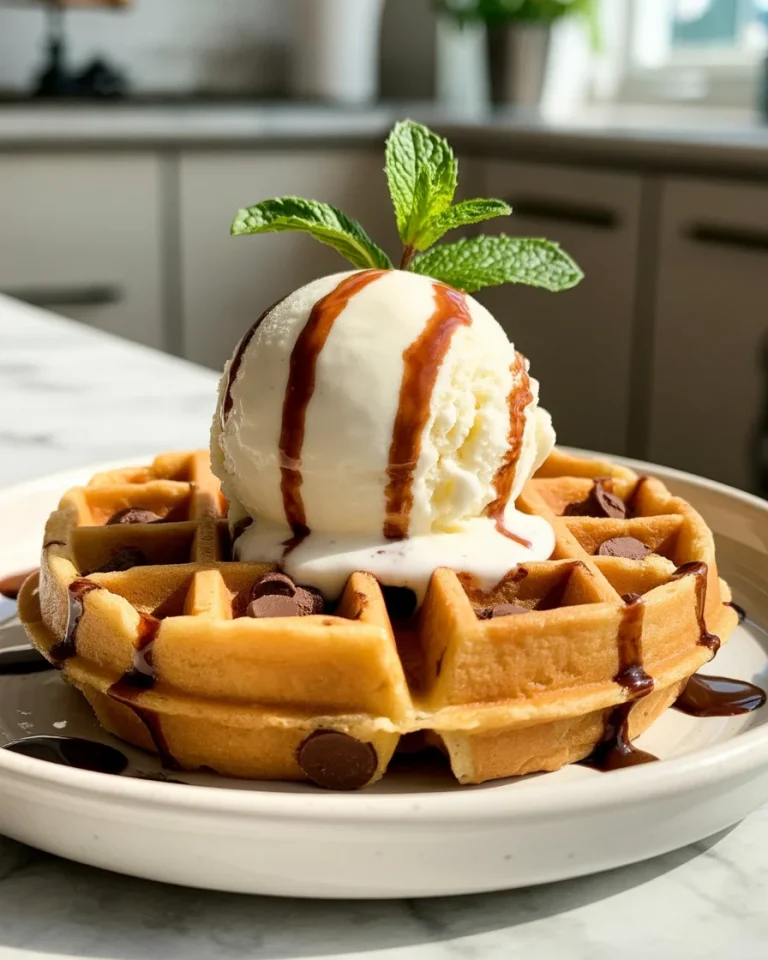 Cookie Dough in a Waffle: The Ultimate Sweet Breakfast Treat