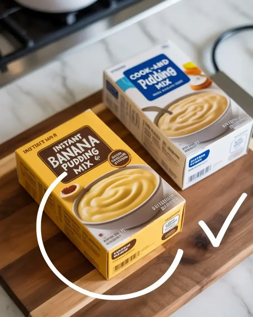 Always choose instant pudding mix for no-bake cheesecakes