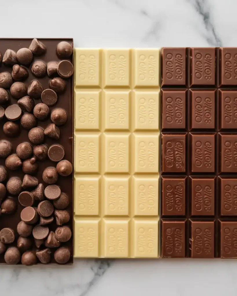 Comparing chocolate types for almond bark from budget to premium qualit