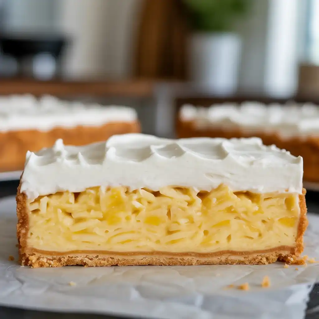 Properly drained filling creates distinct layers that slice cleanly without sogginess