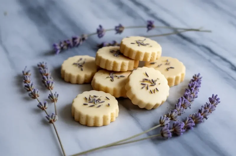 Lavender Shortbread Cookies: A Buttery Floral Delight