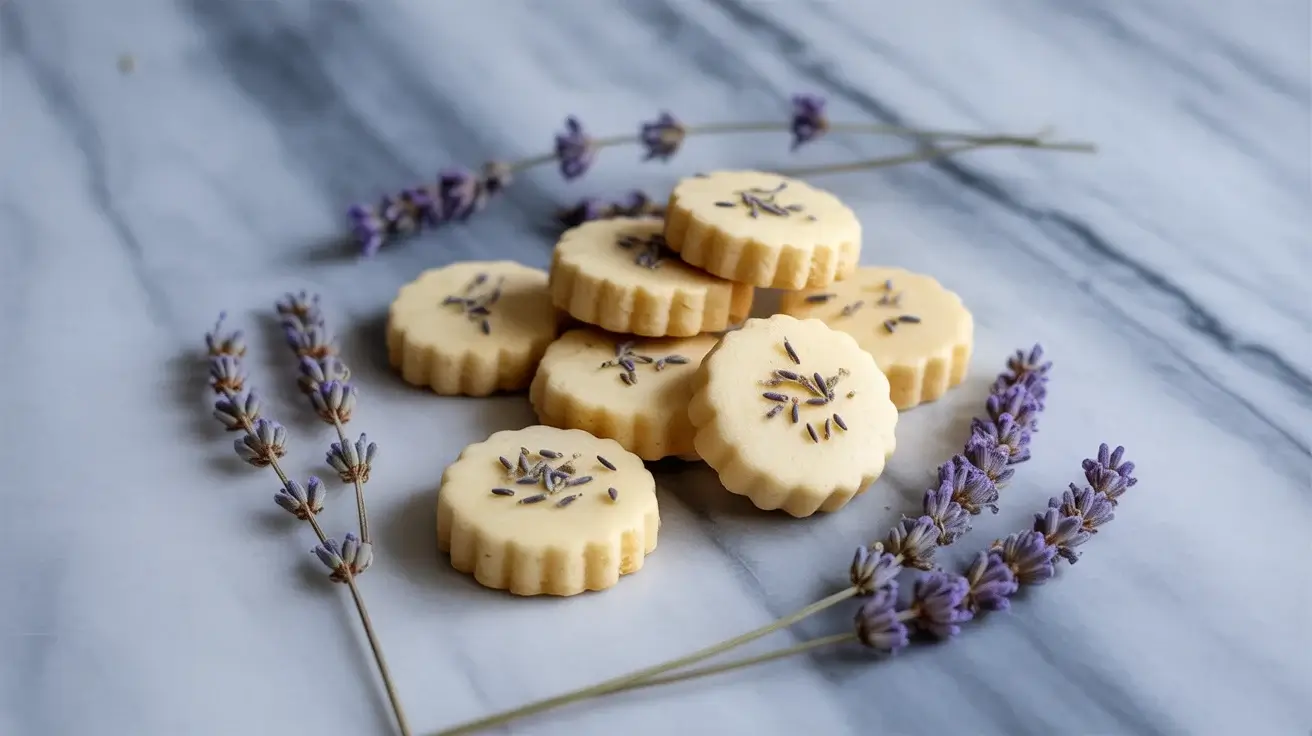 Lavender Shortbread Cookies