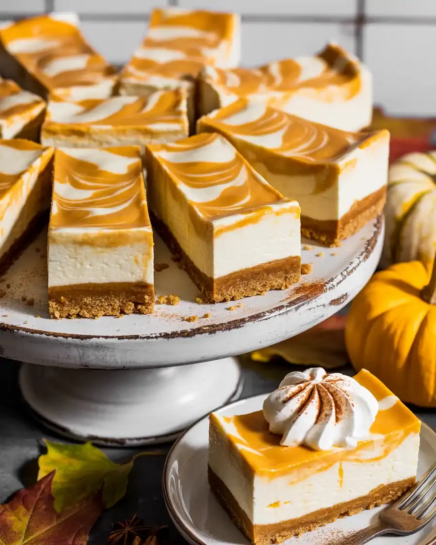 Layered Pumpkin Cheesecake Bars: The Perfect Fall Dessert