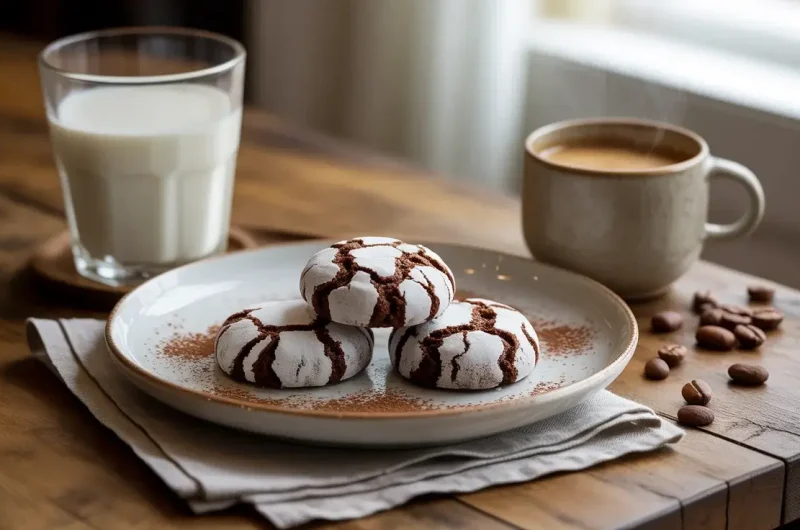 Midnight Crinkle Cookies: Rich Chocolate Treats That Melt in Your Mouth