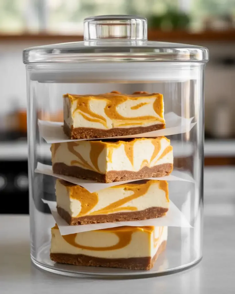  Properly stored cheesecake bars stay fresh for up to 5 days