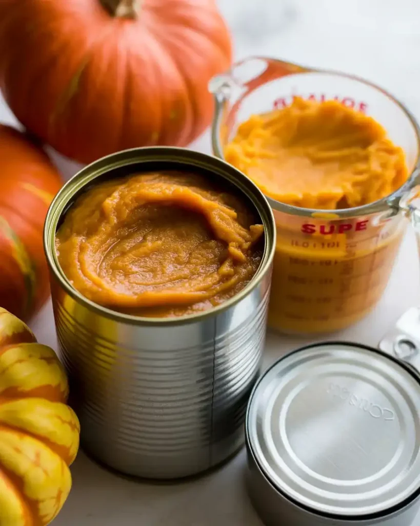 Pure canned pumpkin creates the most consistent texture in cheesecake bars