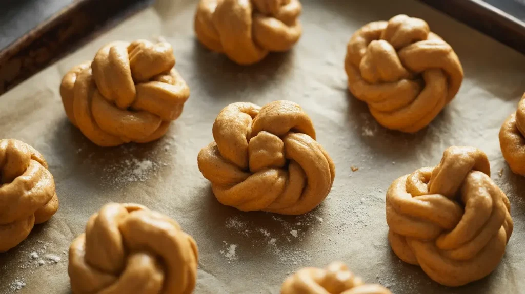 Pumpkin Butter Knots
