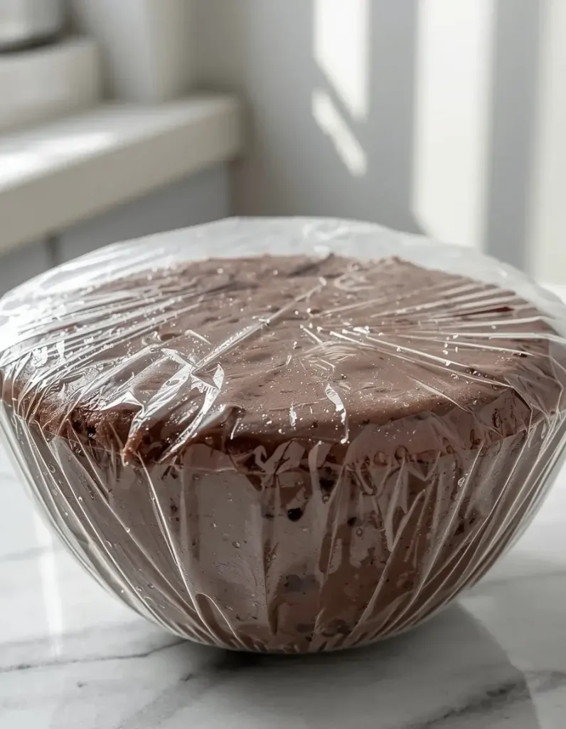 Chilled cookie dough develops better flavor and texture