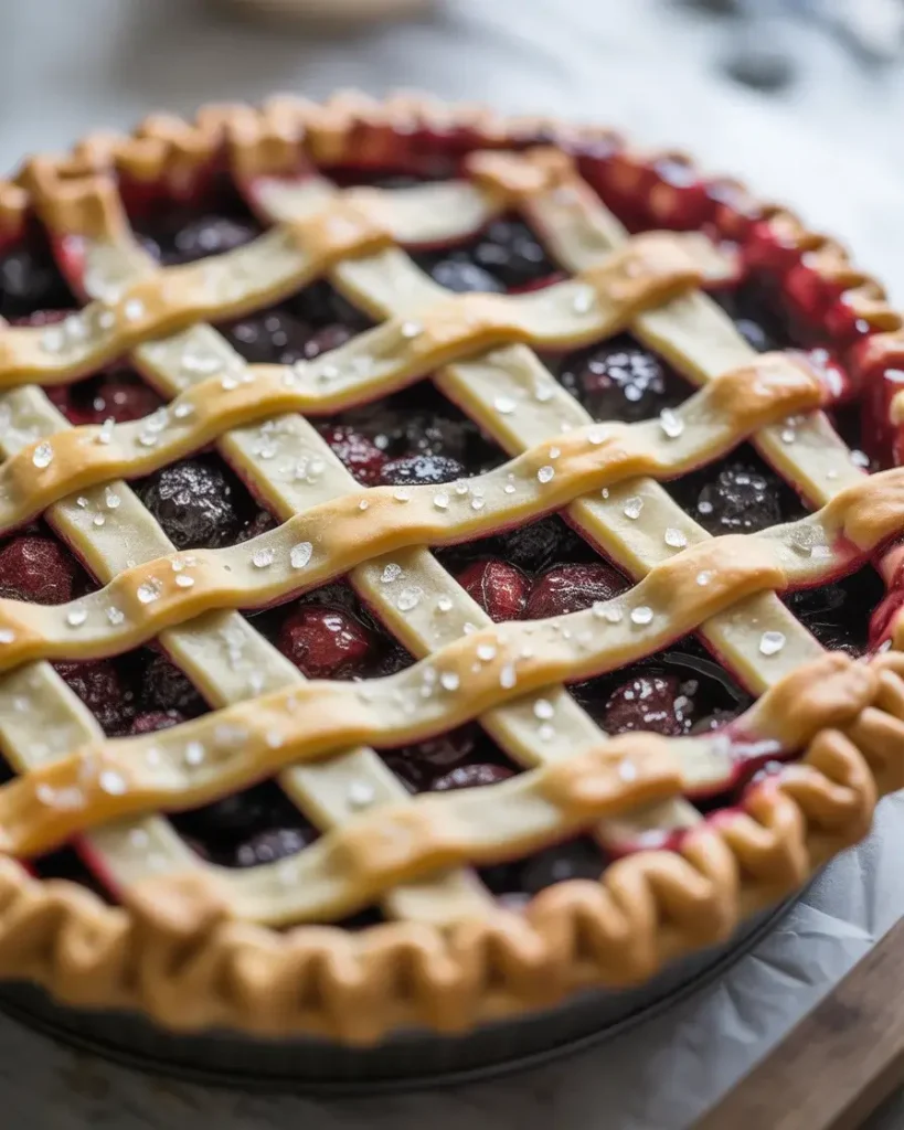 Egg wash and coarse sugar create a beautiful golden, crunchy crust