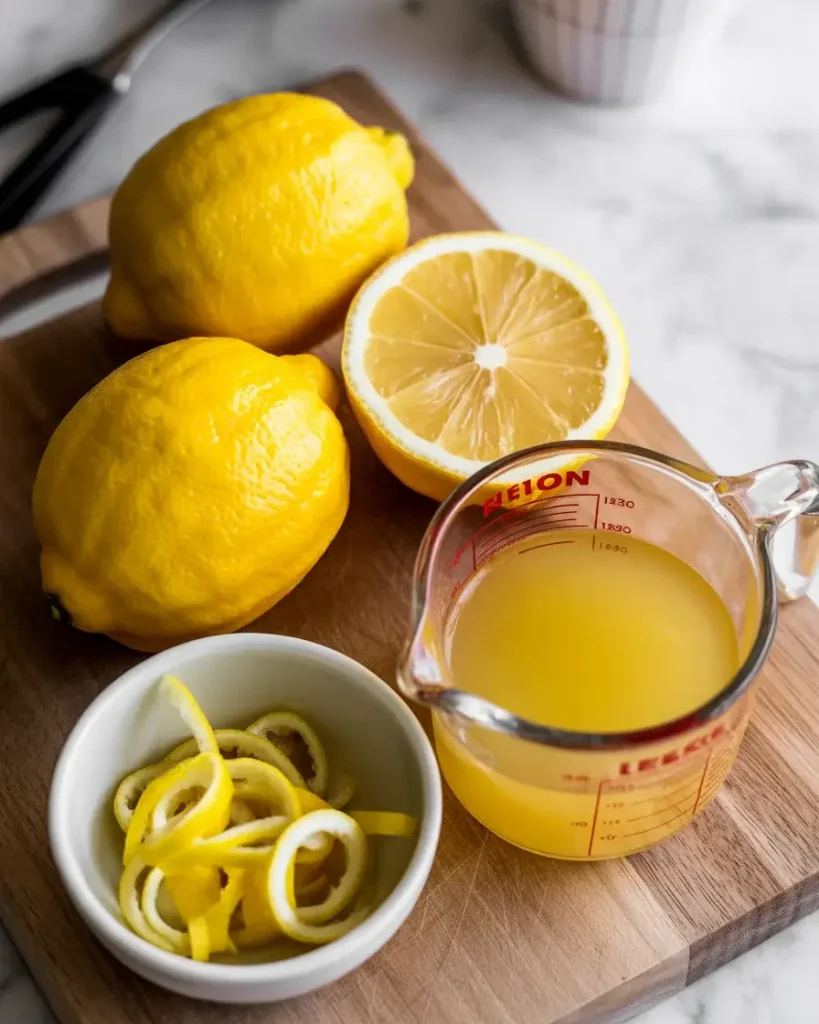 Fresh lemon zest and juice bring bright citrus flavor that bottled lemon simply can't match