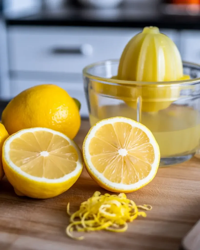 Fresh lemons provide superior flavor and help filling set properly