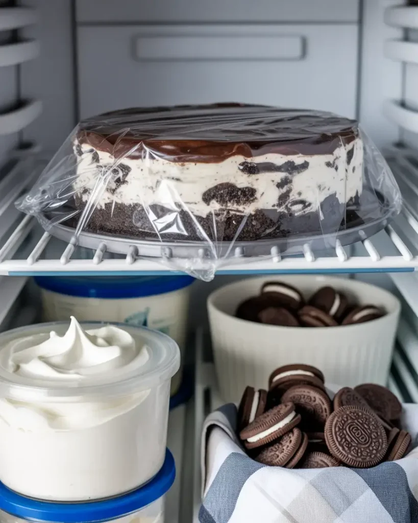 Galaxy cheesecake stores perfectly in the fridge for up to 4 days
