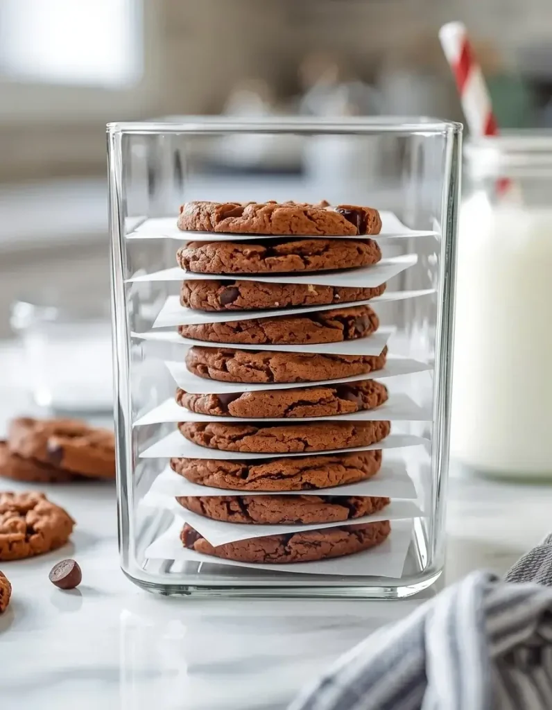  Layer cookies with parchment for perfect freezer storage