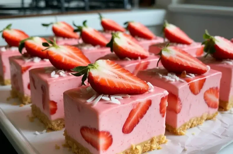 Strawberry Coconut Cheesecake Bites: The Perfect No-Bake Summer Treat