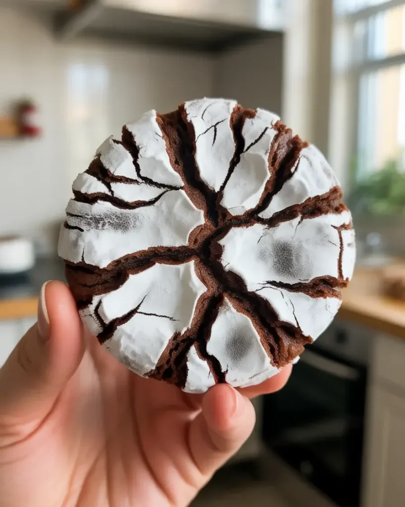 Perfect crack pattern from proper coating and chilling technique