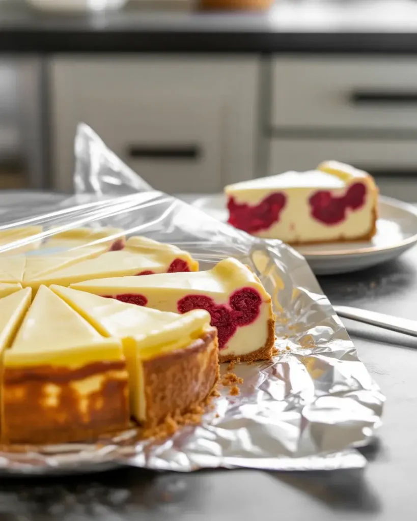 Proper storage keeps cheesecake fresh for up to a week in the refrigerator