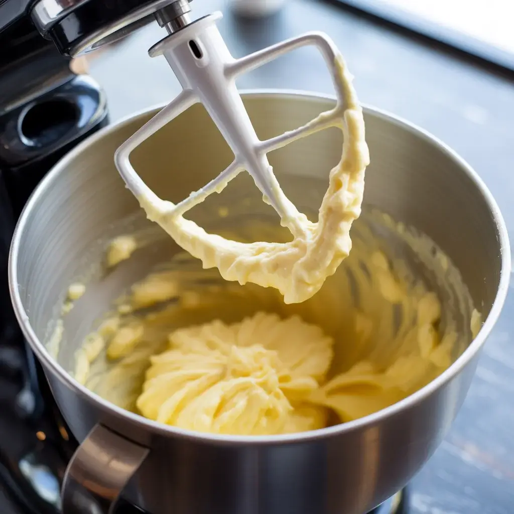 Properly prepared cake pans with parchment and flour prevent sticking