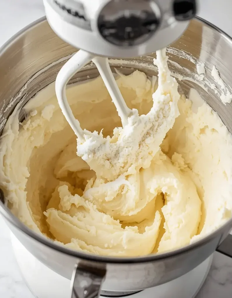 Properly creamed butter and sugars create light, fluffy cookie texture