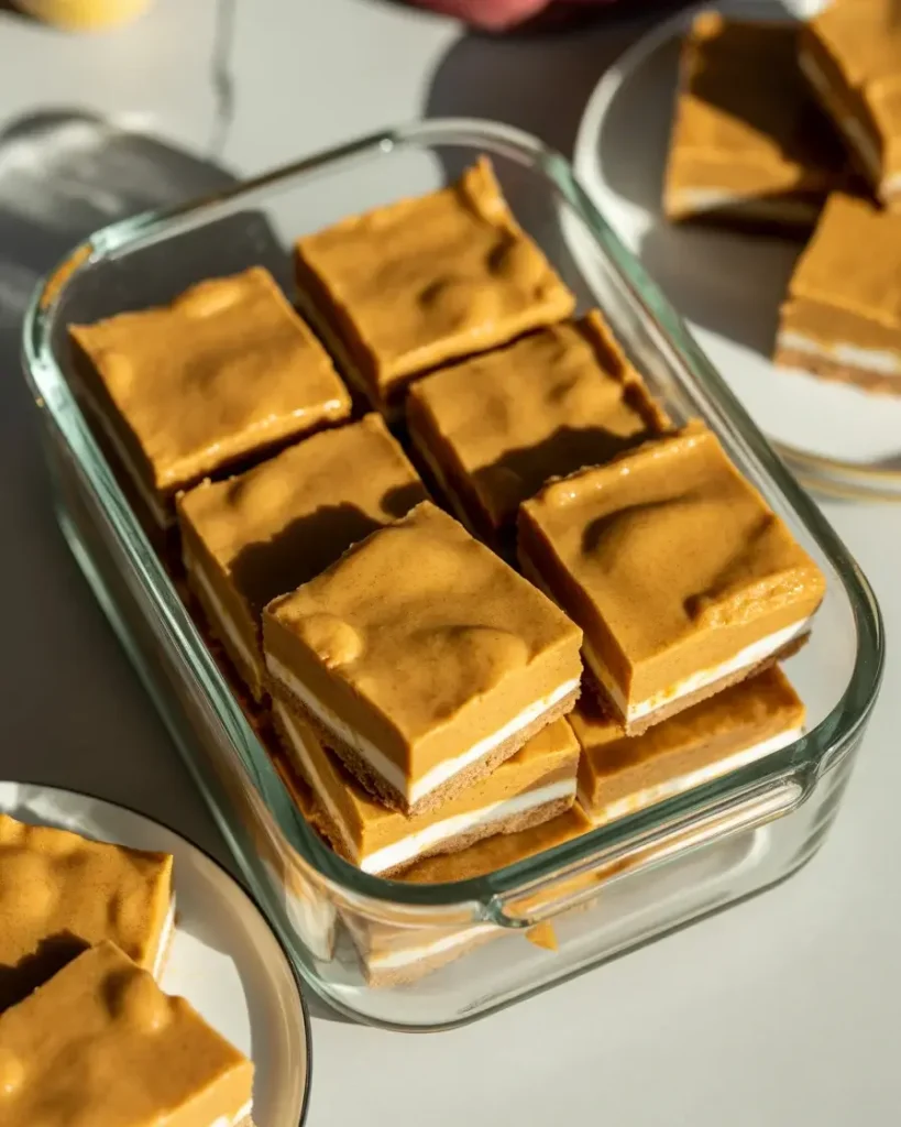 Store bars covered in the fridge for up to 4 days for easy make-ahead dessert