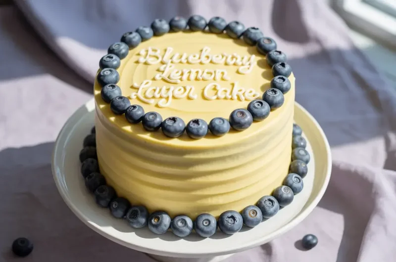 Blueberry Lemon Layer Cake: The Perfect Summer Dessert