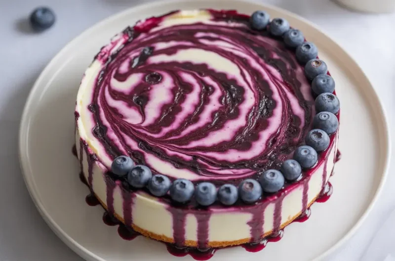 Blueberry Swirl Cheesecake: The Perfect Creamy Dessert