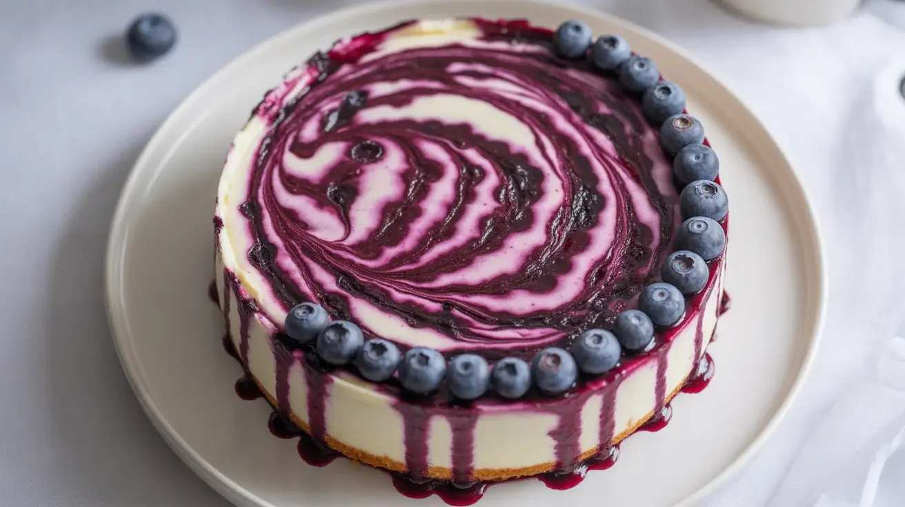 Blueberry Swirl Cheesecake: The Perfect Creamy Dessert