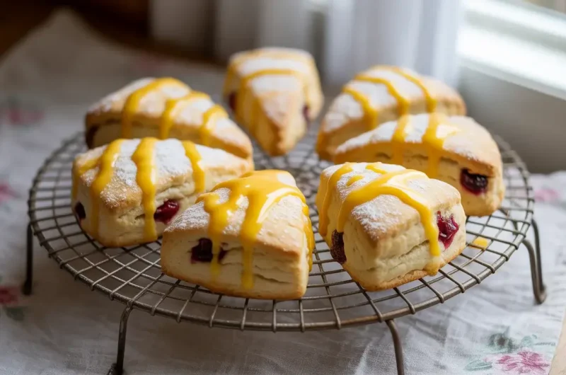 Cherry Lemon Scones: Bakery-Style Treats Made at Home