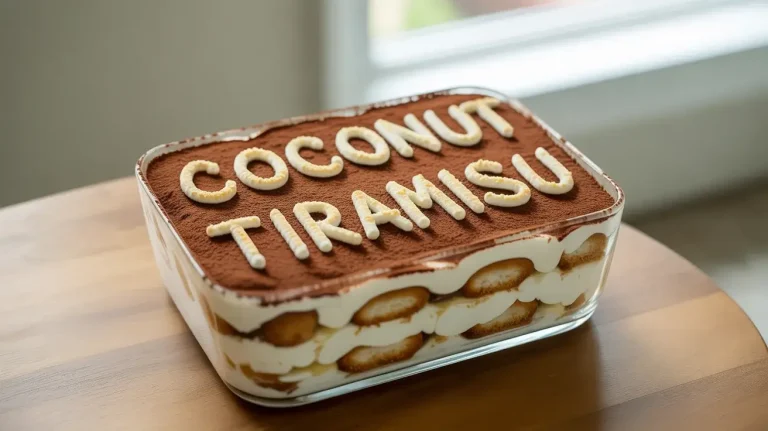 Coconut Tiramisu
