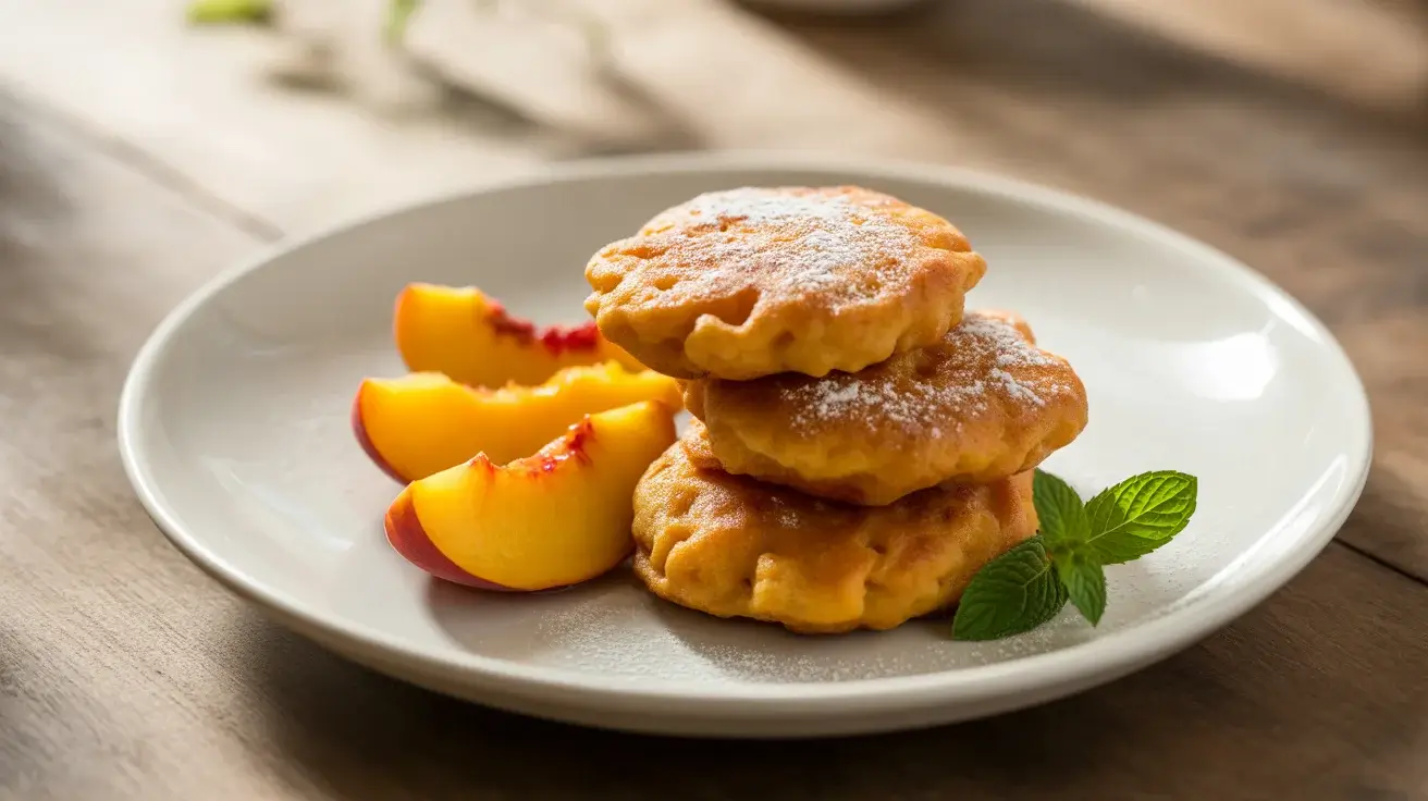 Delicious Peach Fritters