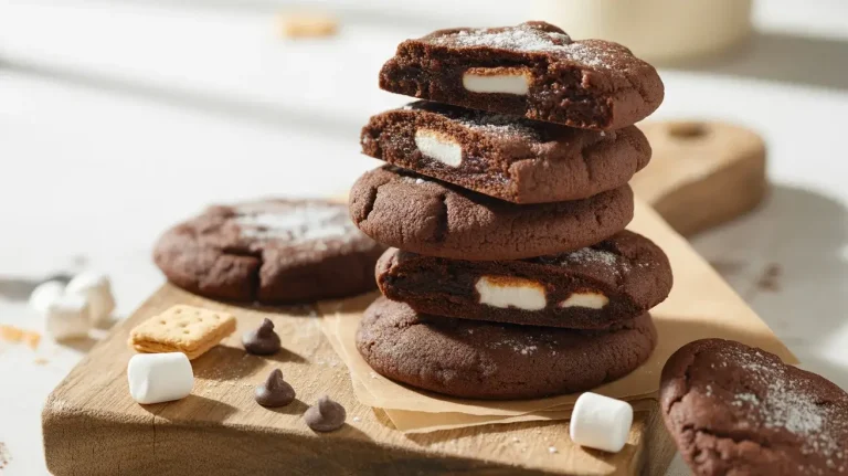 Double Chocolate S'mores Cookies