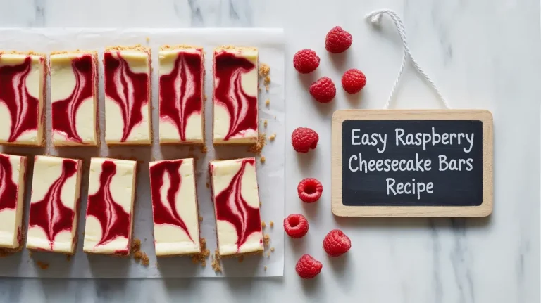 Easy Raspberry Cheesecake Bars Recipe
