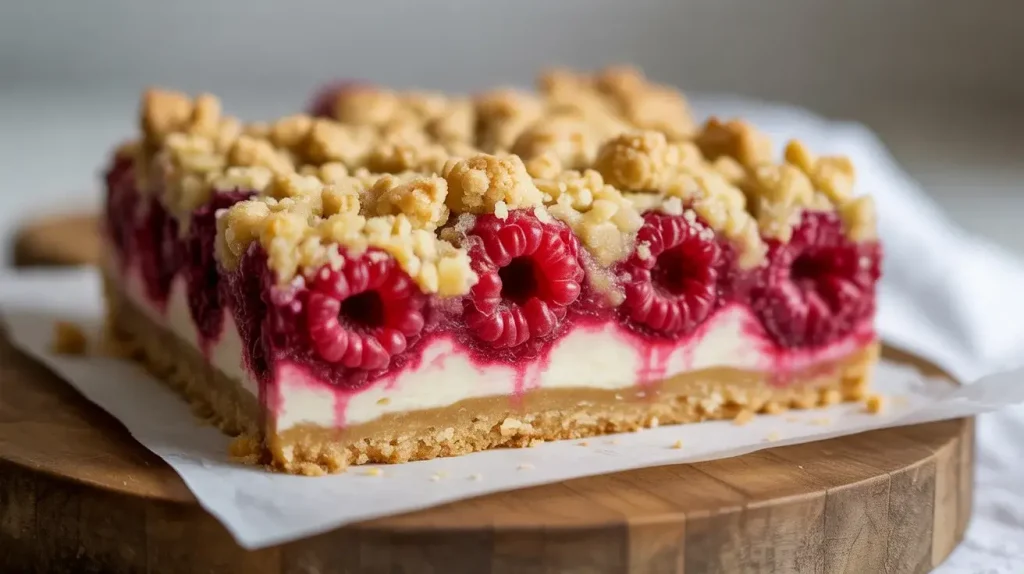 Raspberry Crumble Bars