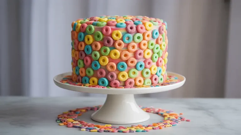 Froot Loops Cake: A Colorful Birthday Dream Come True