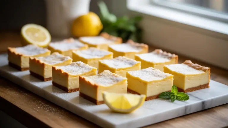 Lazy Lemon Cream Pie Bars