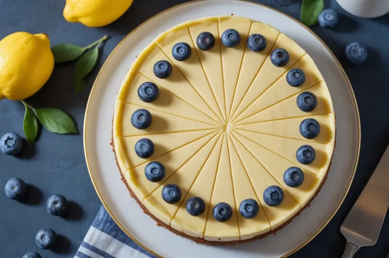 Lemon Blueberry Cheesecake Cake