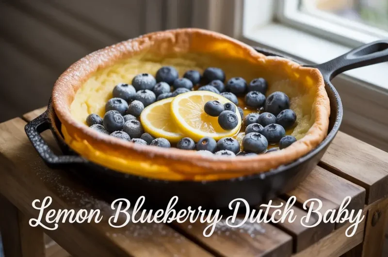 Lemon Blueberry Dutch Baby: The Ultimate Brunch Show-Stopper