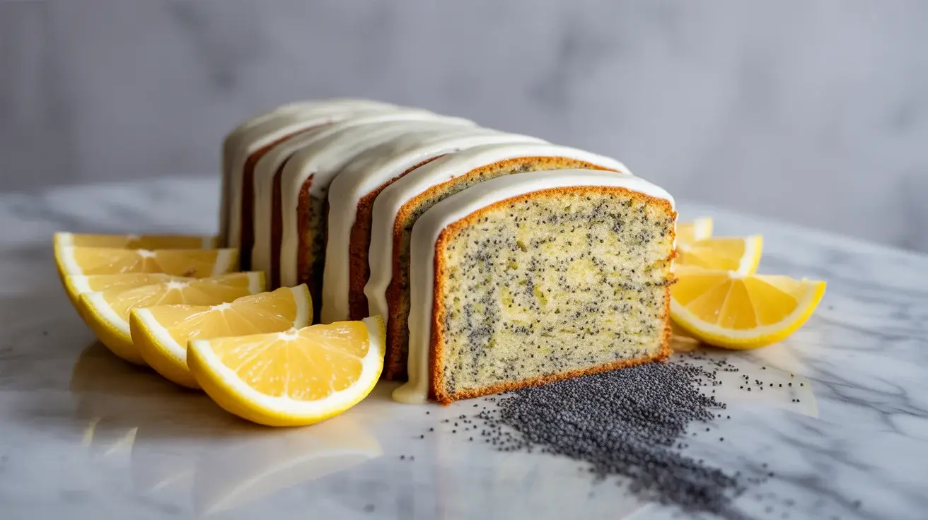 Lemon Poppy Seed and White Chocolate Cake
