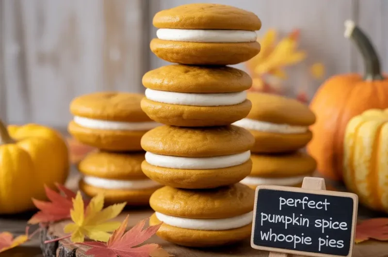 Perfect Pumpkin Spice Whoopie Pies