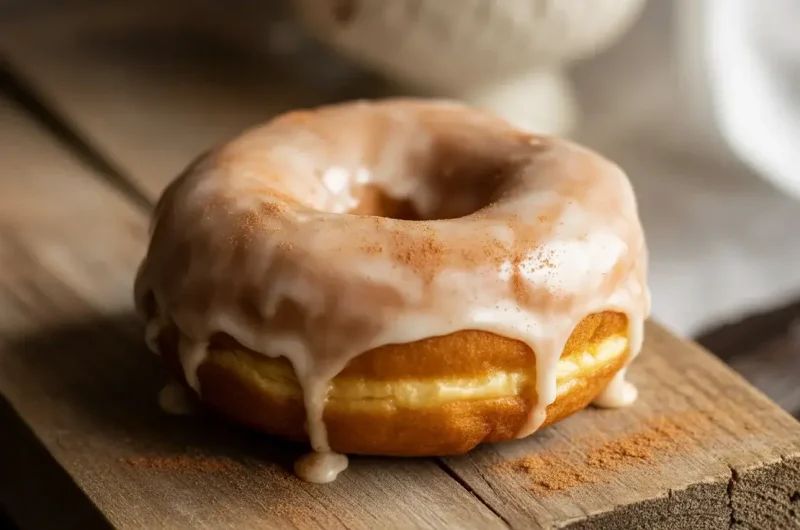 Pumpkin Maple Glazed Donuts