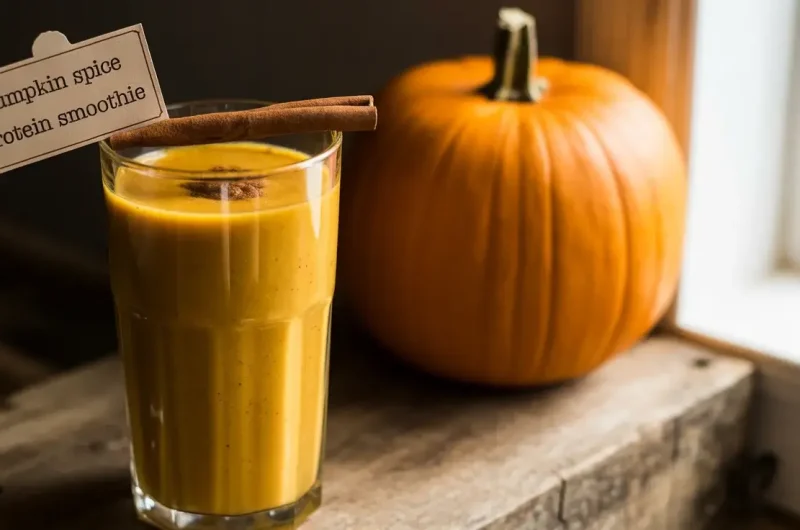 Pumpkin Spice Protein Smoothie