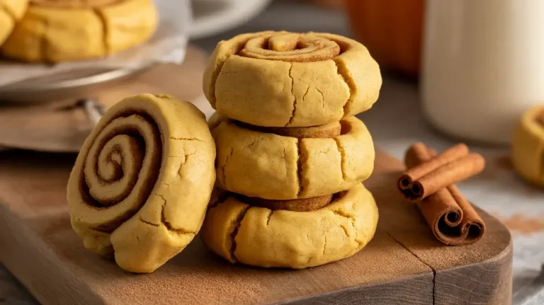 Soft & Chewy Pumpkin Spice Roll Cookies