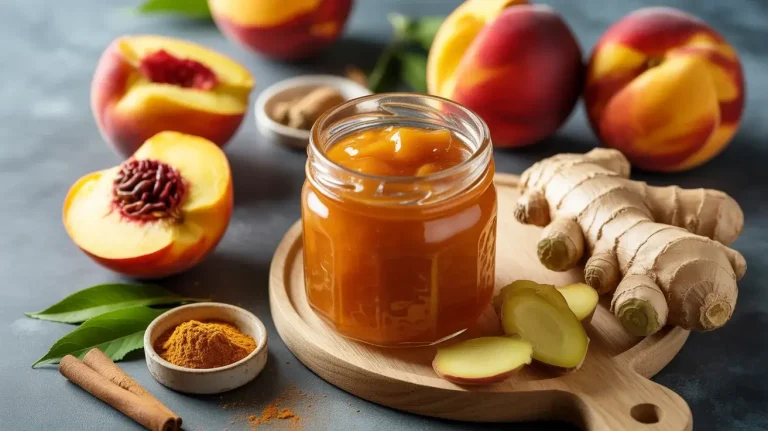 Spiced Peach Ginger Jam: Sweet Summer Preserve with a Kick