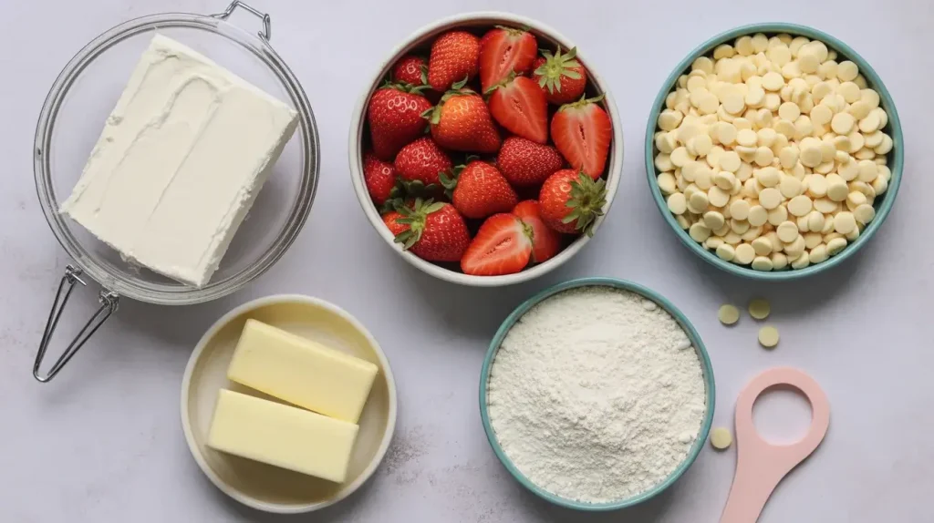 strawberry cheesecake cookies