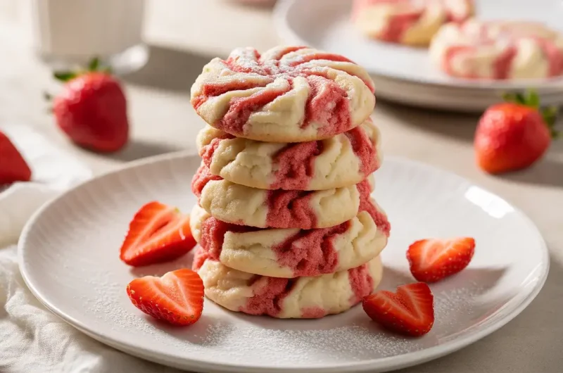 Strawberry Cheesecake Cookies