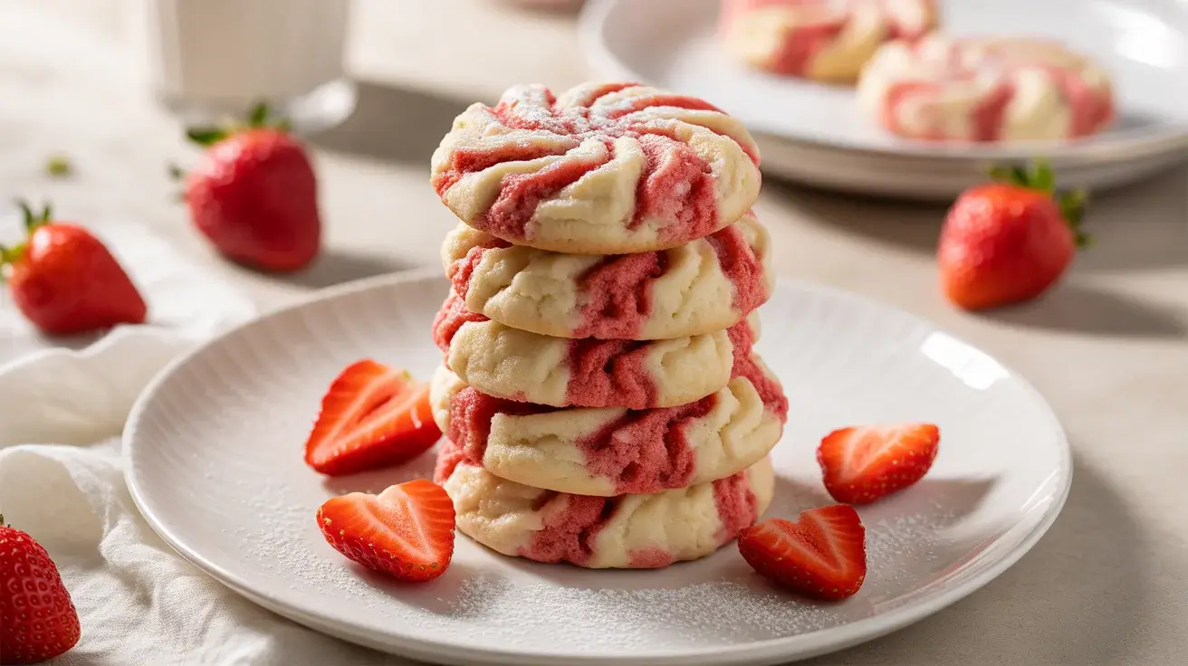 Strawberry Cheesecake Cookies