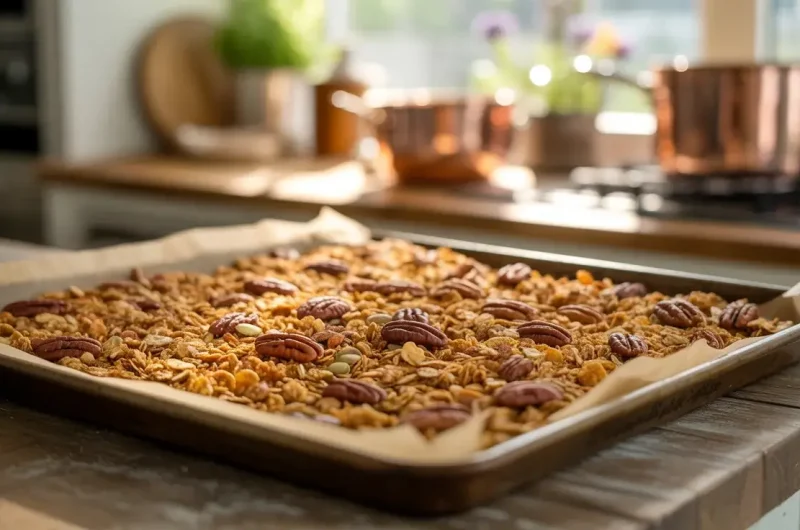 The Best Pumpkin Spice Granola Recipe (Ready in 30 Minutes!)