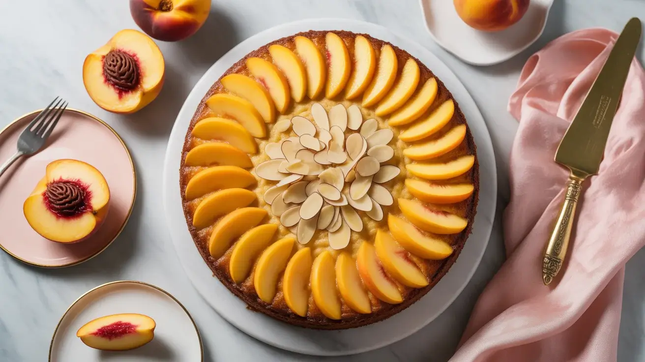 The Perfect Peach Almond Cake Recipe