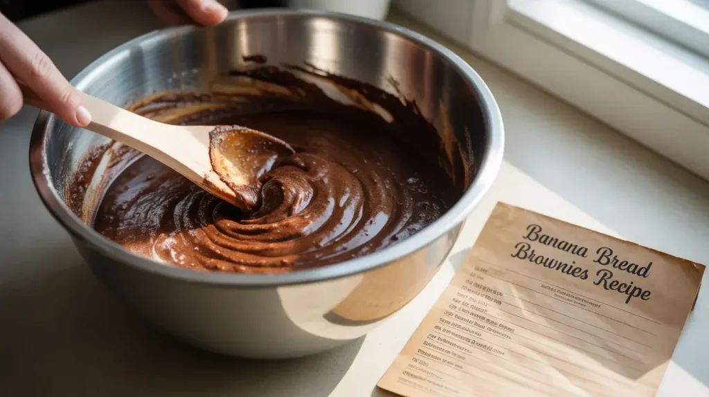 Make Banana Bread Brownies