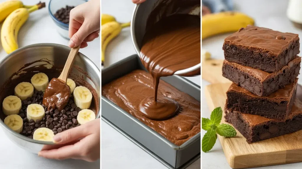 Make Banana Brownie Bars